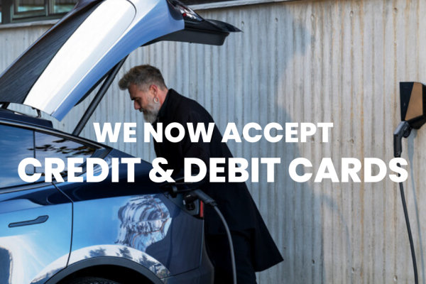 Midlec Ltd Now Accept Credit & Debit Cards On electric vehicle charging point installations